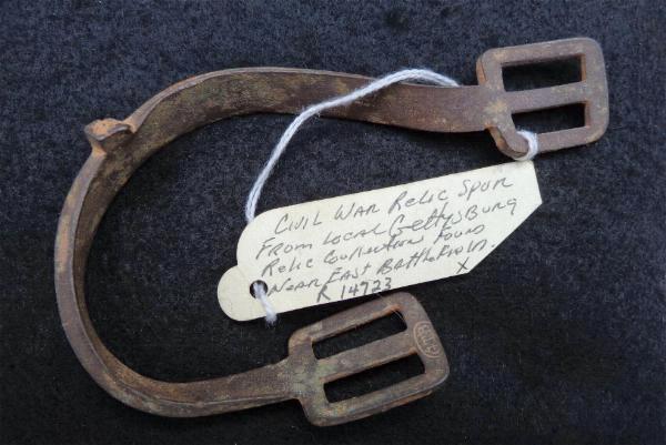 Dug Union Cavalry Spur with Positive Provenance to Gettysburg East Cavalry Battlefield