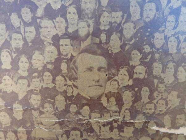 Very Large Matted Period Albumen - U.S. Grant and People in His Life