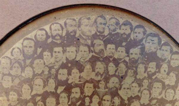 Very Large Matted Period Albumen - U.S. Grant and People in His Life