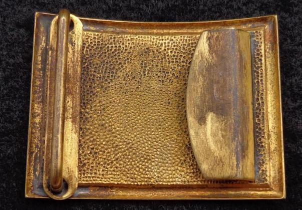 Nice Gold Gilded United Confederate Veterans or UCV Waist Belt Plate 