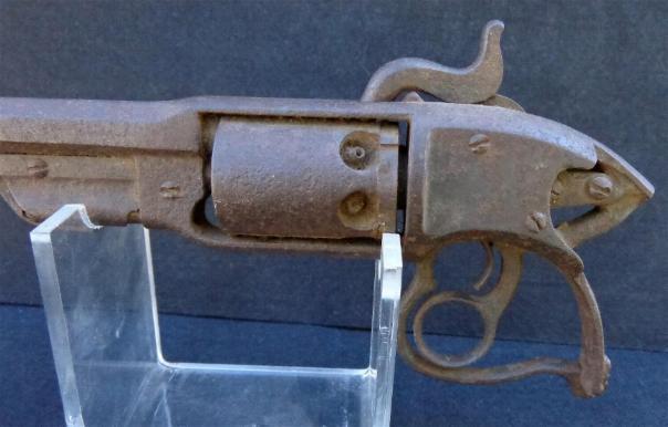 Fine Displaying and Rarely Seen in Excavated Condition, Savage Navy Revolver