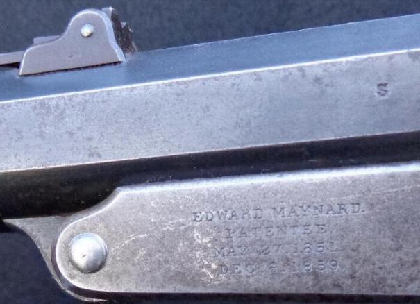 Fine 2nd Pattern .50 Caliber Maynard Carbine - Lots of Blue - Two Sharp Cartouches