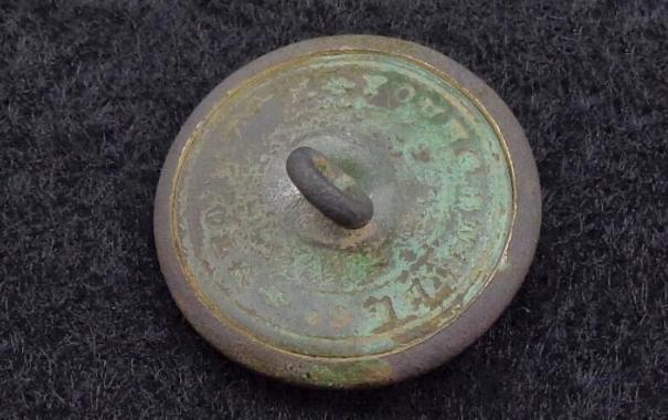 Fine Displaying Dug VA5 Virginia State Seal Coat Button - Recovered Albemarle County, Virginia