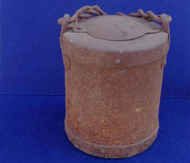 Nice Untouched Federal Artillery Grease/Tar Bucket 