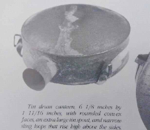 Fine Displaying Example of an Original Confederate Tin Drum Canteen