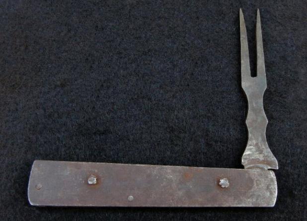 Fine Civil War Period Folding Fork 