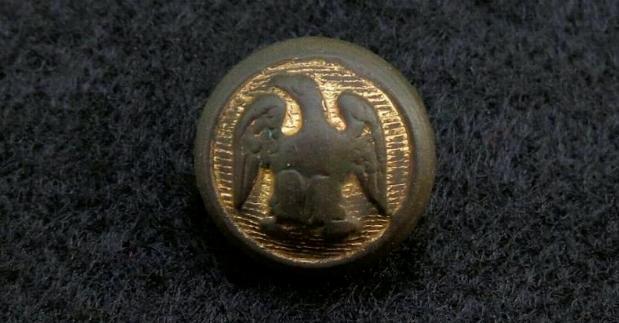 Beautiful CS27 Confederate Staff Officers Button w/Lots of Gilt & Intact Shank - Recovered Tennessee  