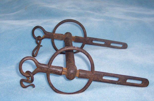 Nice 1880s-1890 "Liverpool" Style Heavy Draft Bridle Bit 