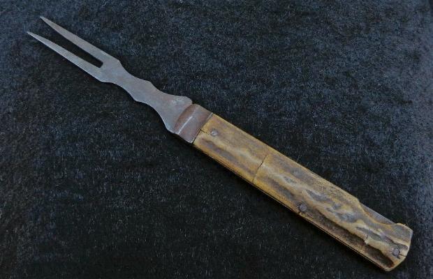 Fine Civil War Period Folding Fork 