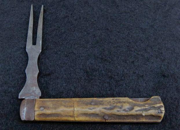 Fine Civil War Period Folding Fork 