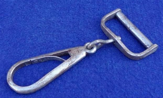 Fine Non-Dug Civil War Cavalryman's Carbine Sling Hook - Maker Marked O.B. North 