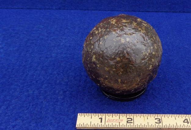 Nice Cleaned & Coated Grapeshot from a Stand for 42 Pound Gun.