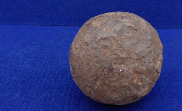 Rough But Nice Priced 12-Pound Solid Shot Artillery Projectile 