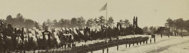 Original Civil War Camp Photograph Courtesy of the Library of Congress Prints & Photographs Division