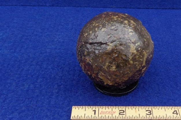 Nice Cleaned & Coated Grapeshot from a Stand for 42 Pound Gun.