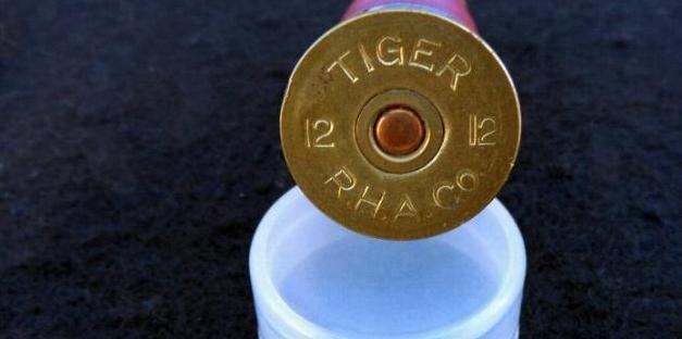 Excellent Condition “Robin Hood Ammunition Company” Single 12 Gauge “Tiger” Shot shell
