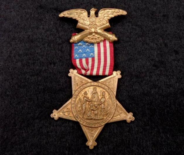 Fine Original Numbered G.A.R. or Grand Army of the Republic Membership Badge