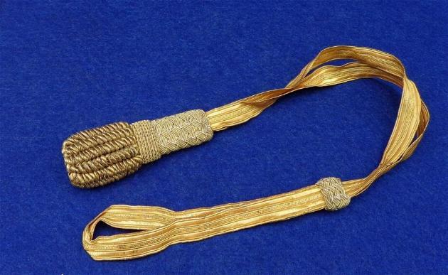 Very Fine Civil War Period Officer's Gold Bullion Sword Knot