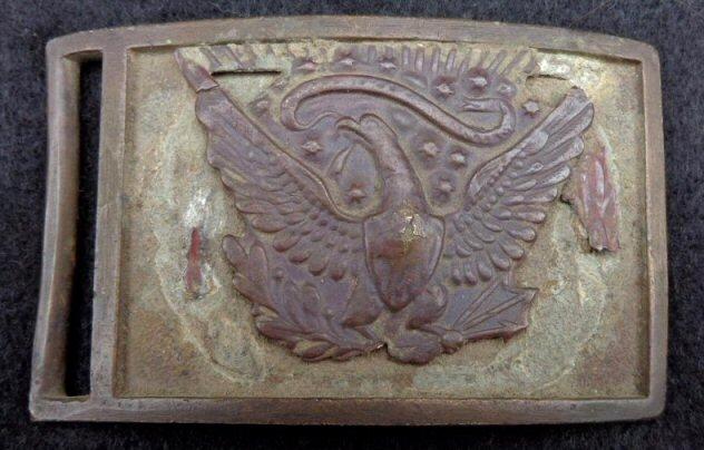 Fine Excavated US Allegheny Arsenal Sword Belt Plate w/Intact Eagle