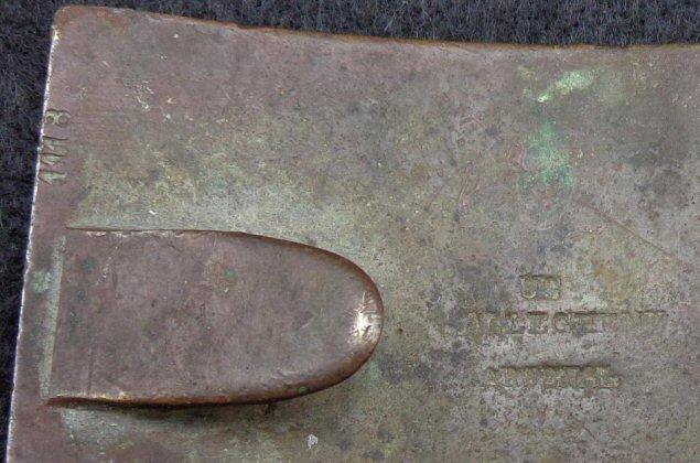 Fine Excavated US Allegheny Arsenal Sword Belt Plate w/Intact Eagle