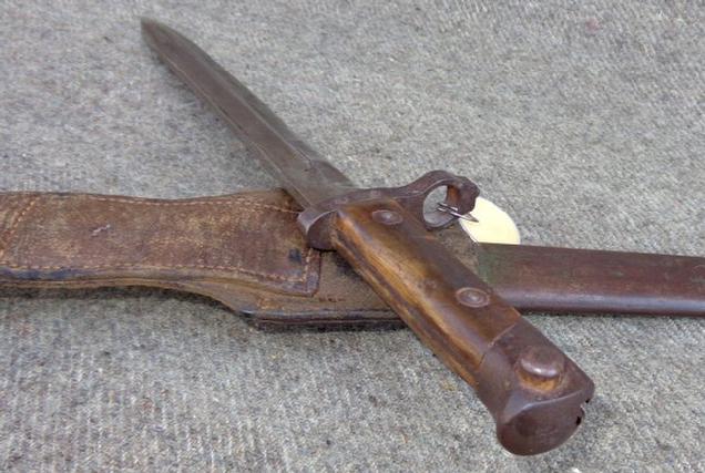 Nice Krag Jorgensen Bayonet & Scabbard 