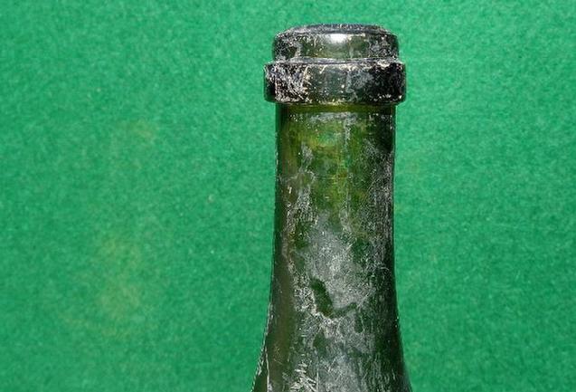 Civil War Period Champagne Bottle Recovered New Orleans, Louisiana.