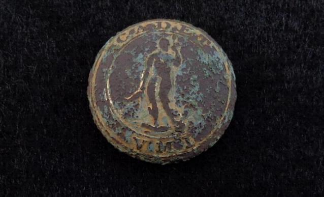 Very RARE SU407 High Dome Pattern Virginia Military Institute V.M.I. Cadet Coat Button 