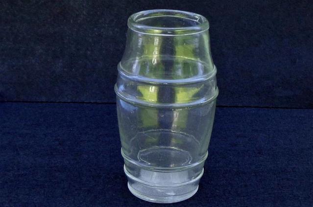 Nice Pre-Civil War, Civil War Period Pontilled Flint Glass Mustard Jar