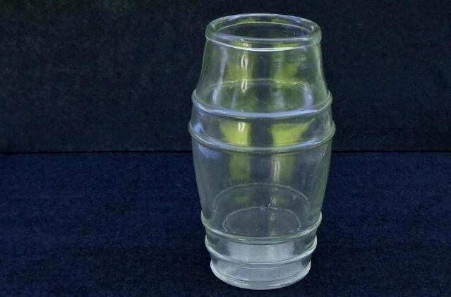 Nice Pre-Civil War, Civil War Period Pontilled Flint Glass Mustard Jar