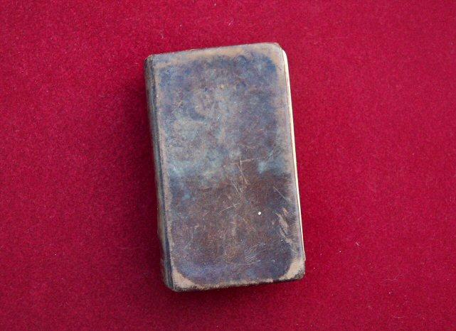 1862 Pocket Bible of Private J.O. Wm. Gilbert - Co. B, 7th Arkansas Infantry, C.S.A.  