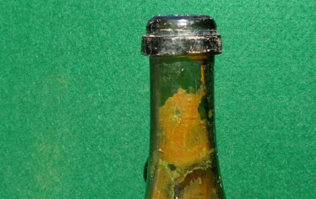 Civil War Period Champagne Bottle Recovered New Orleans, Louisiana. 