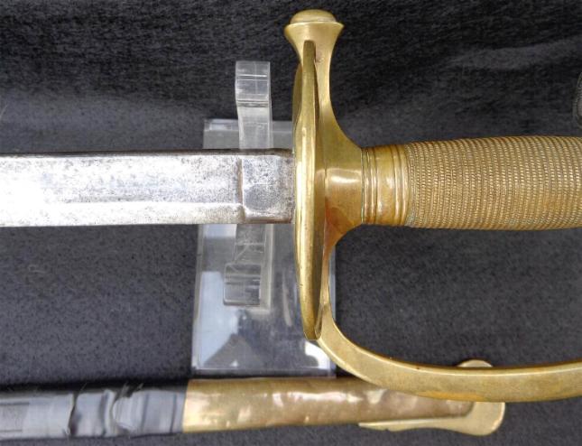 Nice M1840 Federal NCO Sword, 1863 Dated, and U.S. Inspected
