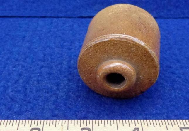  Excellent Little Civil War Period Stoneware Ink Bottle