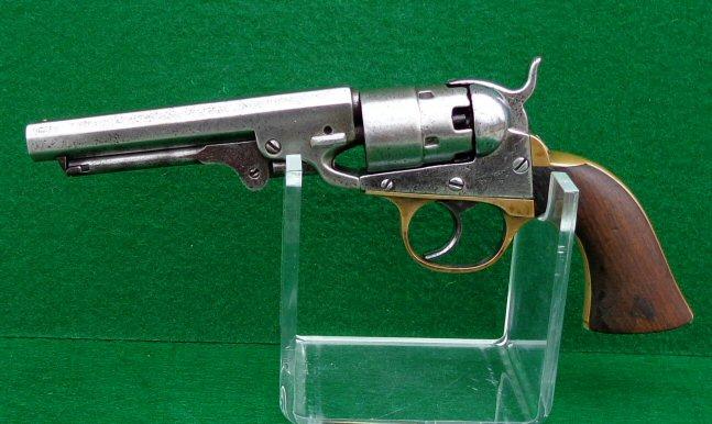 Nice .36 Caliber 5-Shot Cooper Navy Revolver w/Five Inch Barrel 