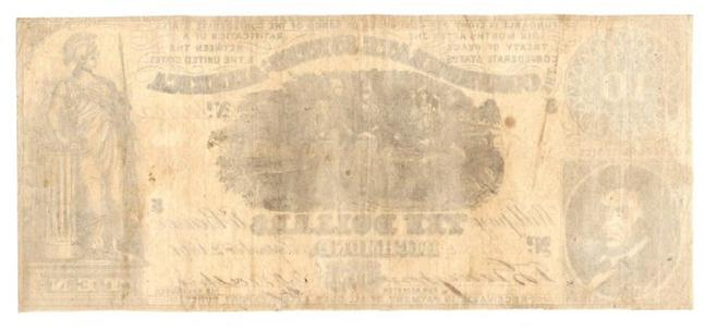 VF/XF Confederate T-30 September 2, 1861 Ten Dollar Note