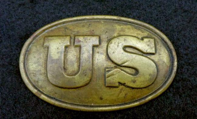 Beautiful Non Dug U.S. Boxplate - Perfect for a Cartridge Box Needing One - Or Just Great with a Display of Plates