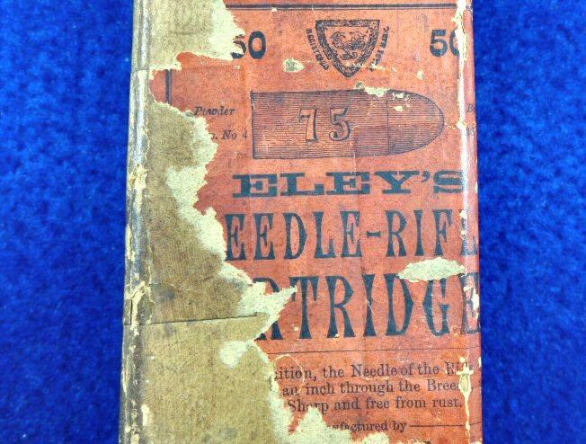 Nice Original Box of Eley Needle Fire Cartridges 