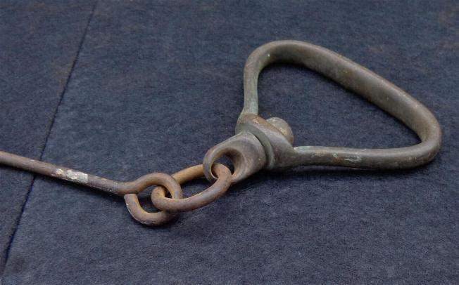 Fine Civil War Period "Two Pole" or 33 Feet Long Suveyor's Chain 