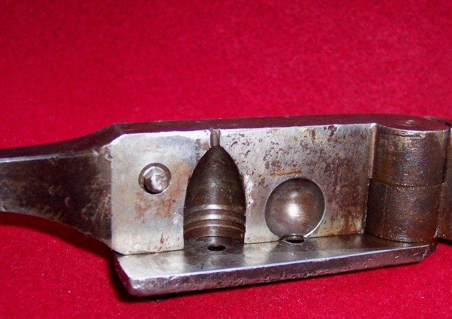 Nice Original 2-Cavity Bullet Mold For .56 Caliber Colt Revolving Rifle 