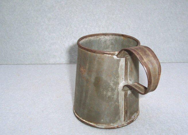 Nice & Unusual "Mug Style" Civil War Period Tin Cup 