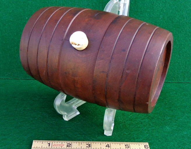 Fine Barrel or "Rundlet" Pattern Canteen - Popular from the 1750's - 1830's Including some Revolutionary War Use. 