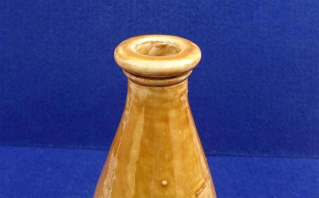 Fine Civil War Period Two Tone Stoneware Ginger Beer Bottle