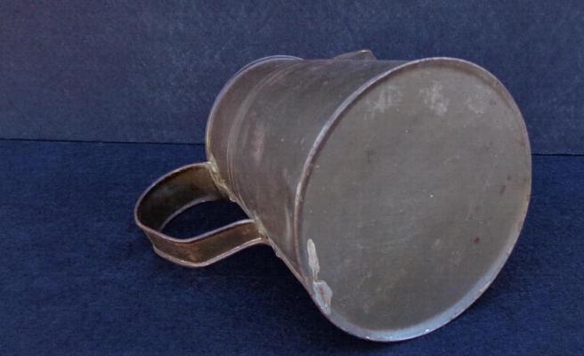 Fine Small or Personal Soldered Tin Civil War Period Coffee Pot