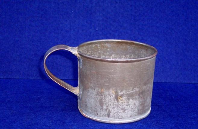 Very Nice Civil War Period Tin Cup