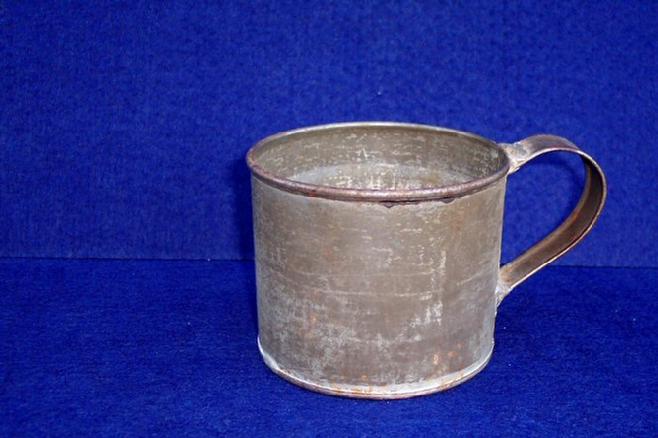 Very Nice Civil War Period Tin Cup