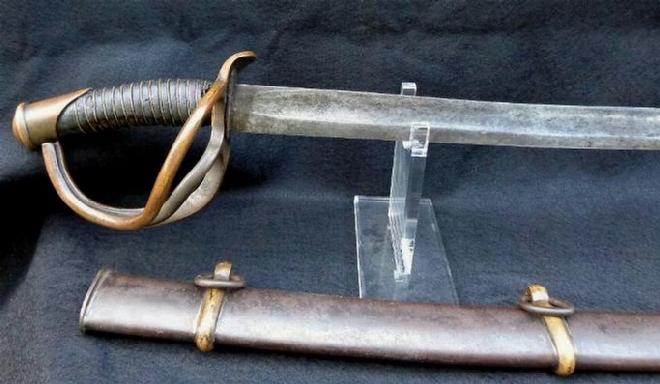 Fine Confederate L. Haiman & Bro., Columbus, Georgia, Cavalry Saber & Original Brass Mounted Lap Seam Scabbard