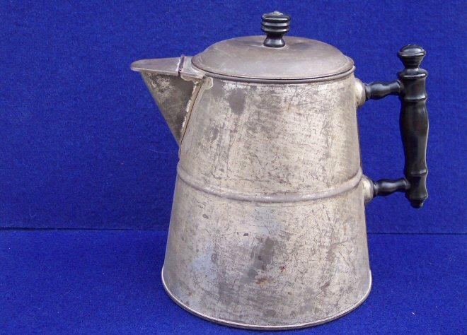 Very Fine Civil War Period Coffee Pot w/Generous amount of Original Tin Plating Still Present  