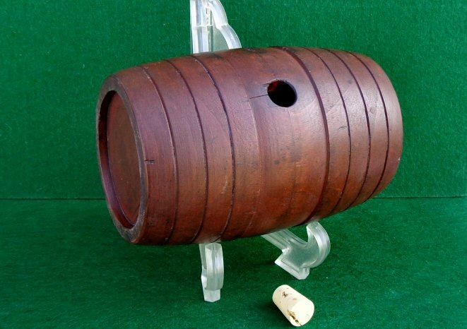 Fine Barrel or "Rundlet" Pattern Canteen - Popular from the 1750's - 1830's Including some Revolutionary War Use. 