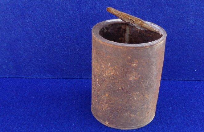 Fine Relic Condition Civil War Period Fruit or Ration Can