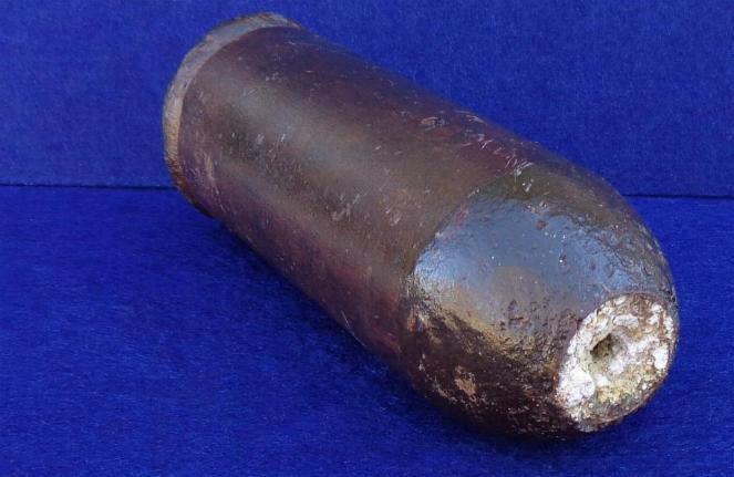 Very Slick & Nice Displaying U.S. Ten Pound Parrott Artillery Shell